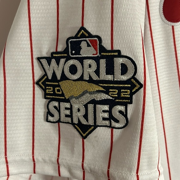 Phillies JT Realmuto jersey with 2022 World Series patch xxl - Picture 5 of 5